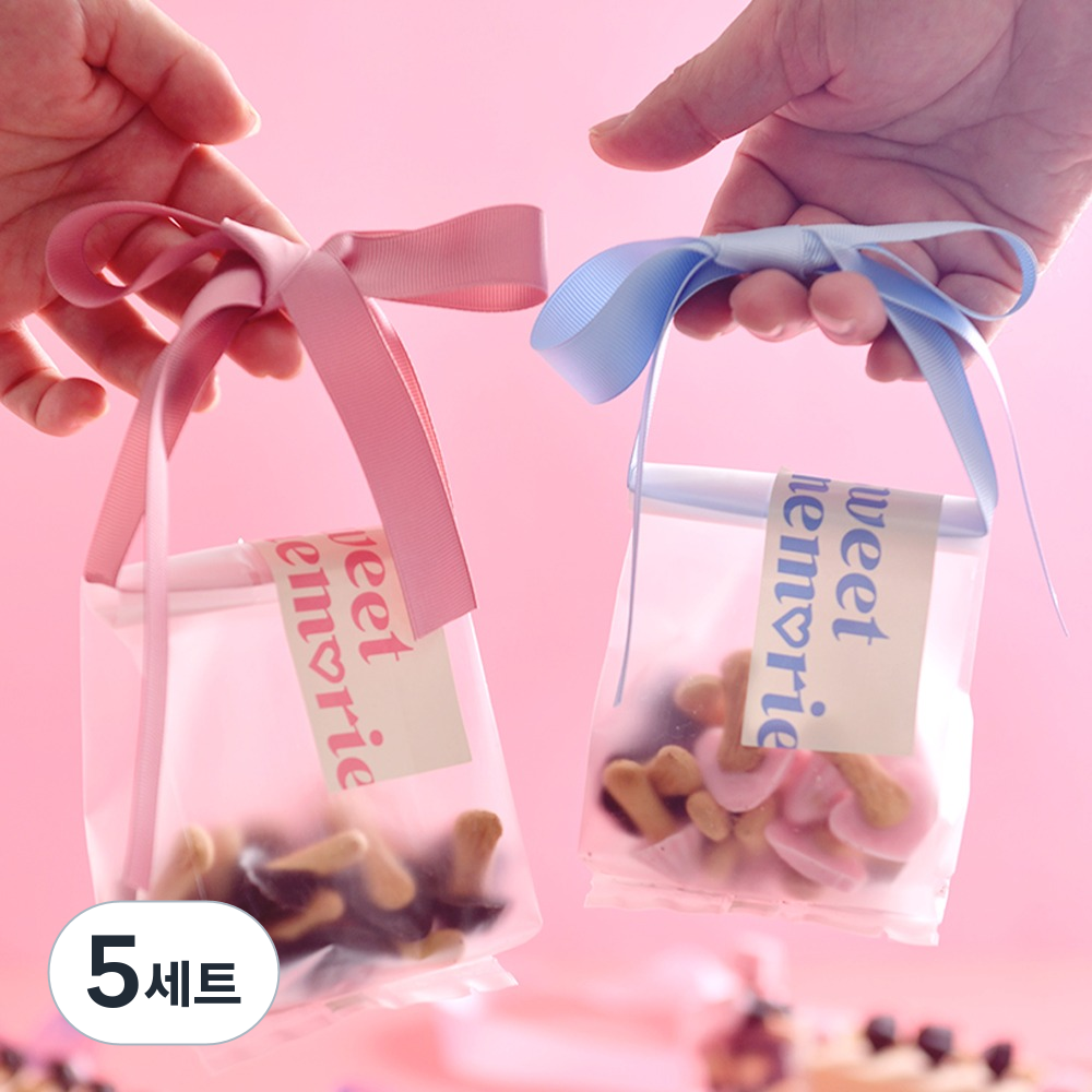 디유 막대과자 초콜릿 만들기 선물 세트 트윈리본핸들 A081, 5세트 92,000원