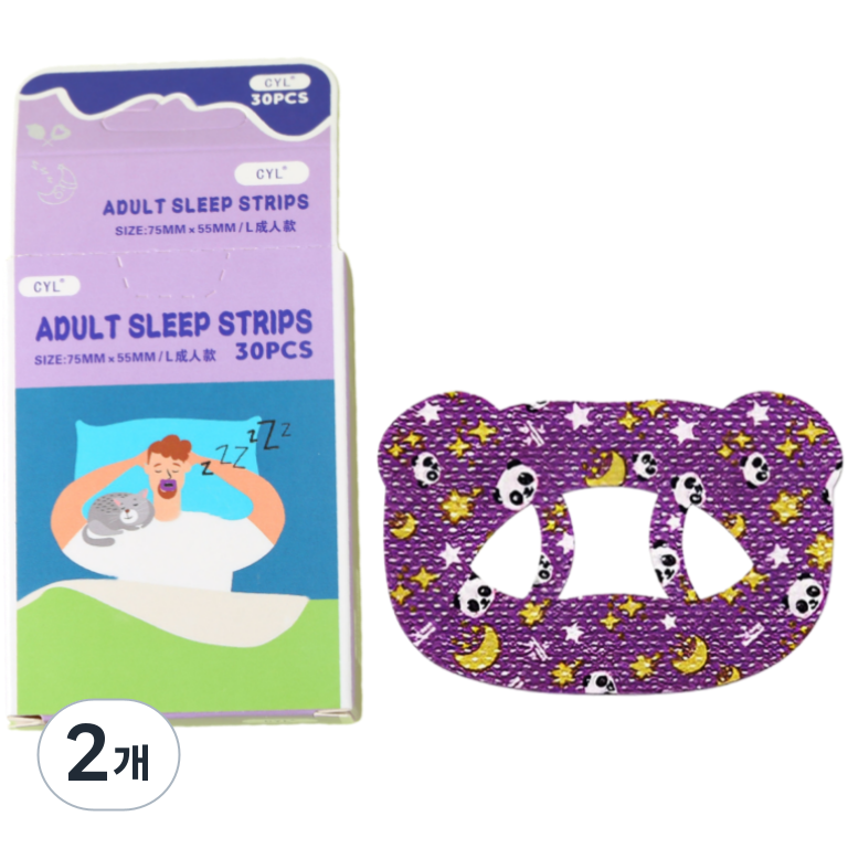 MAILE 숨 잘 쉬는 수면 구강호흡 교정 테이프 코골이 입벌림 방지 팬드 30p 9,450원