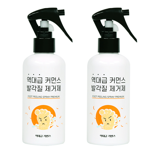 역대급커먼스 발각질 제거제 풋 필링 스프레이, 1개입, 2개, 200ml 67,000원