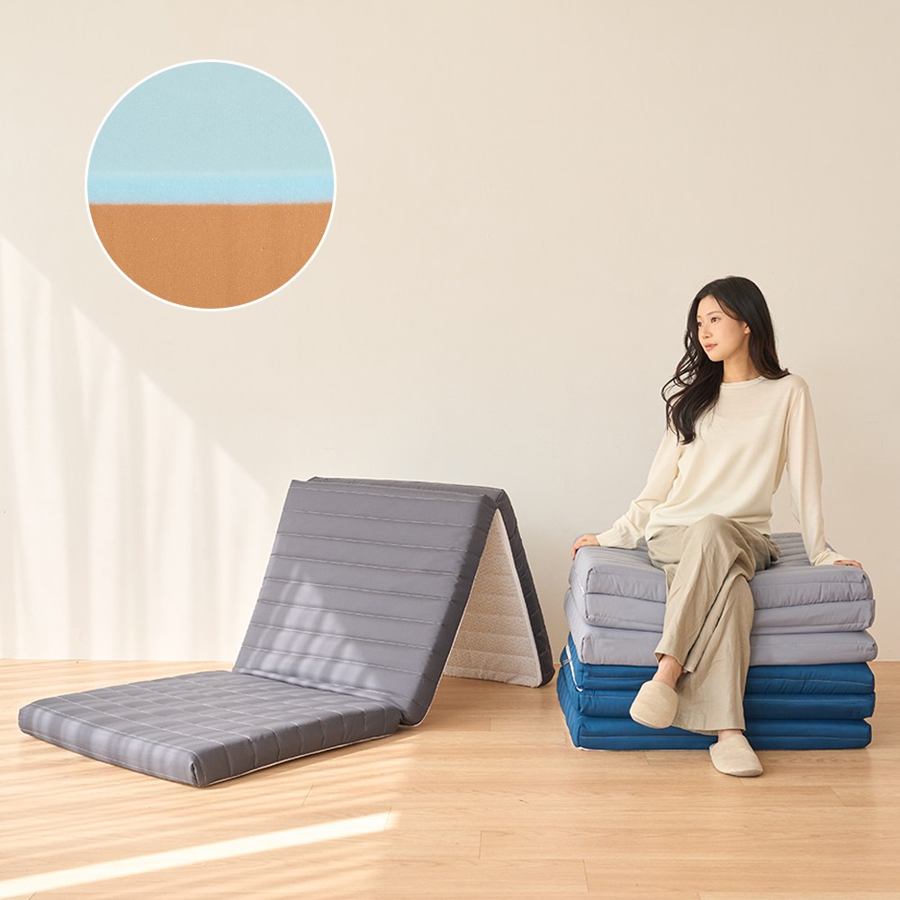 몽스홈 국내생산 고밀도 메모리폼 접이식 매트리스 6cm 10cm 14cm 토퍼 수면매트 자취 접는 침대 매트릭스 숙면 169,000원