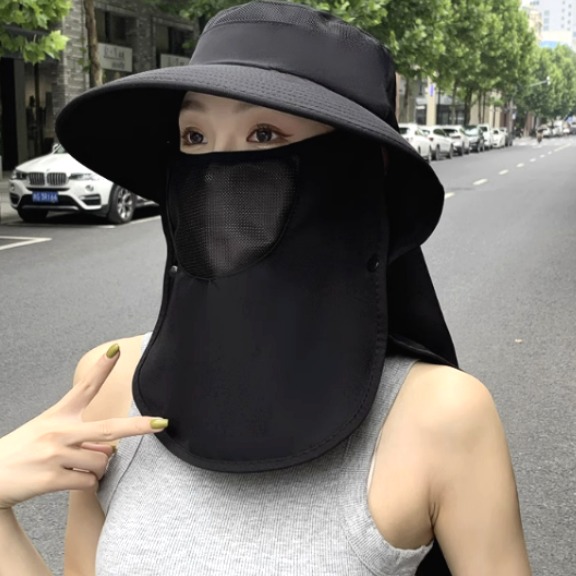얼굴 햇빛 가리개 모자 자외선 차단 안면 마스크 골프 등산 농사 13,500원