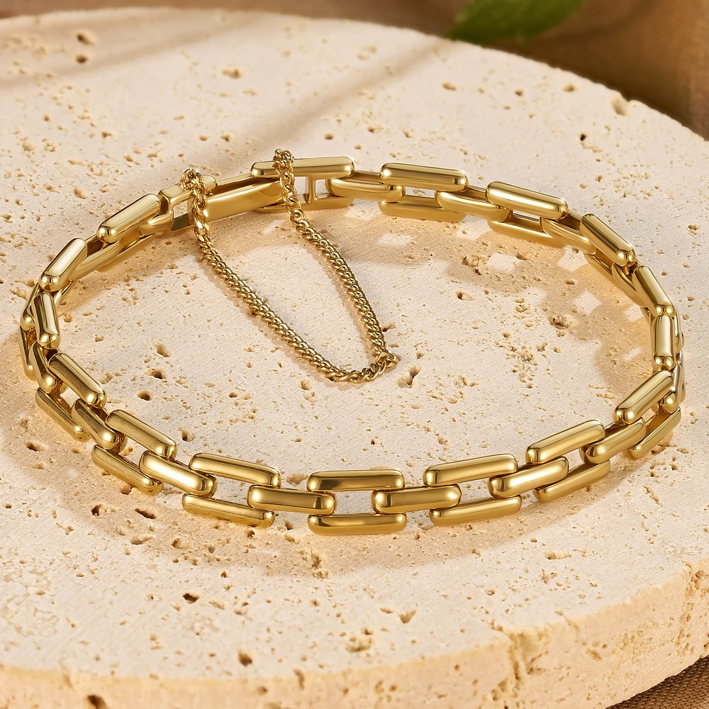 골드앤 14K18K 골드링크 체인 팔찌 골든 체인 볼륨 럭셔리 볼드 레이어드 금 팔찌 선물추천 5,099,000원