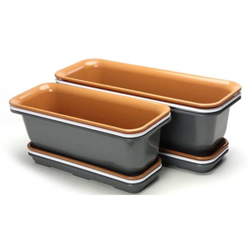 텃밭 베란다 직사각화분, 1개, 브라운 4,500원