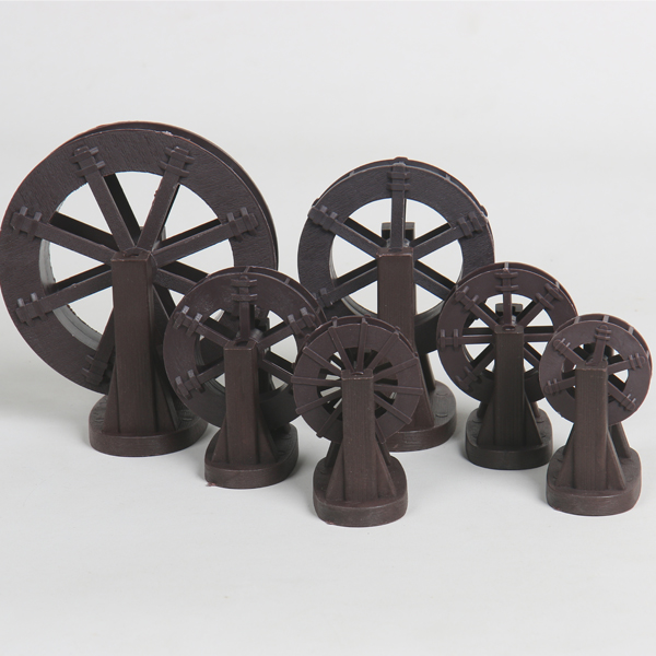 미니정원용 물레방아 장식물 3,000원