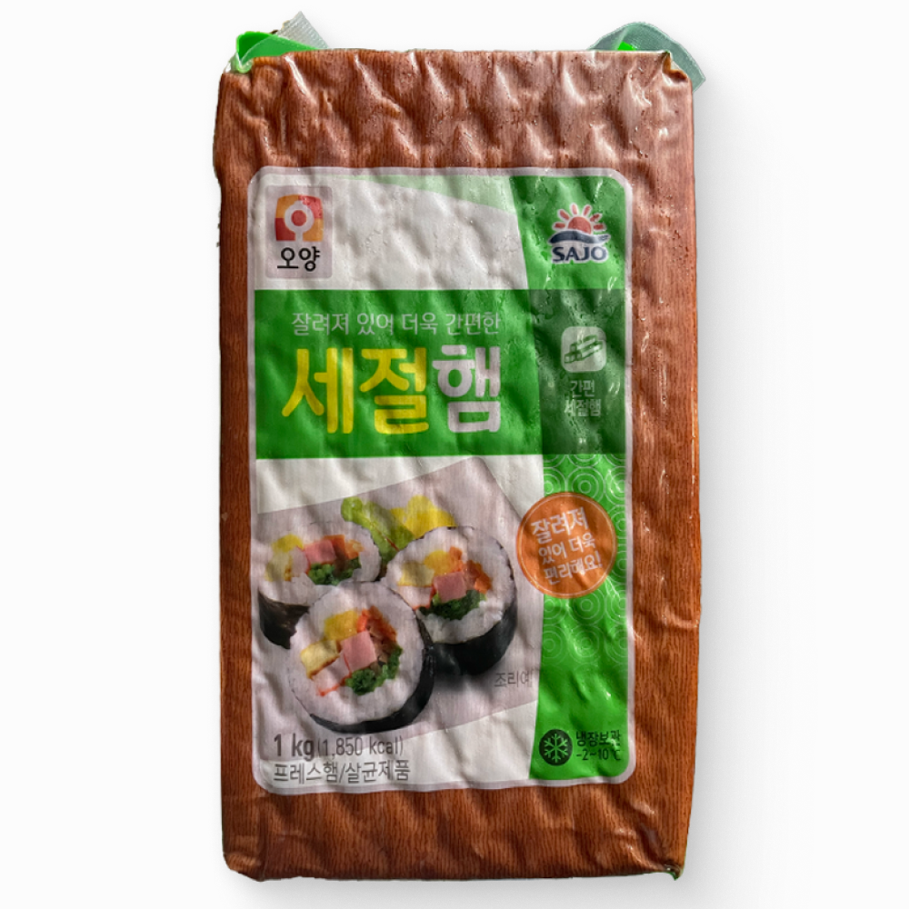 [먹고사는이야기] 사조오양 세절햄 1kg 김밥햄 122가닥, 1kg, 9개 54,000원
