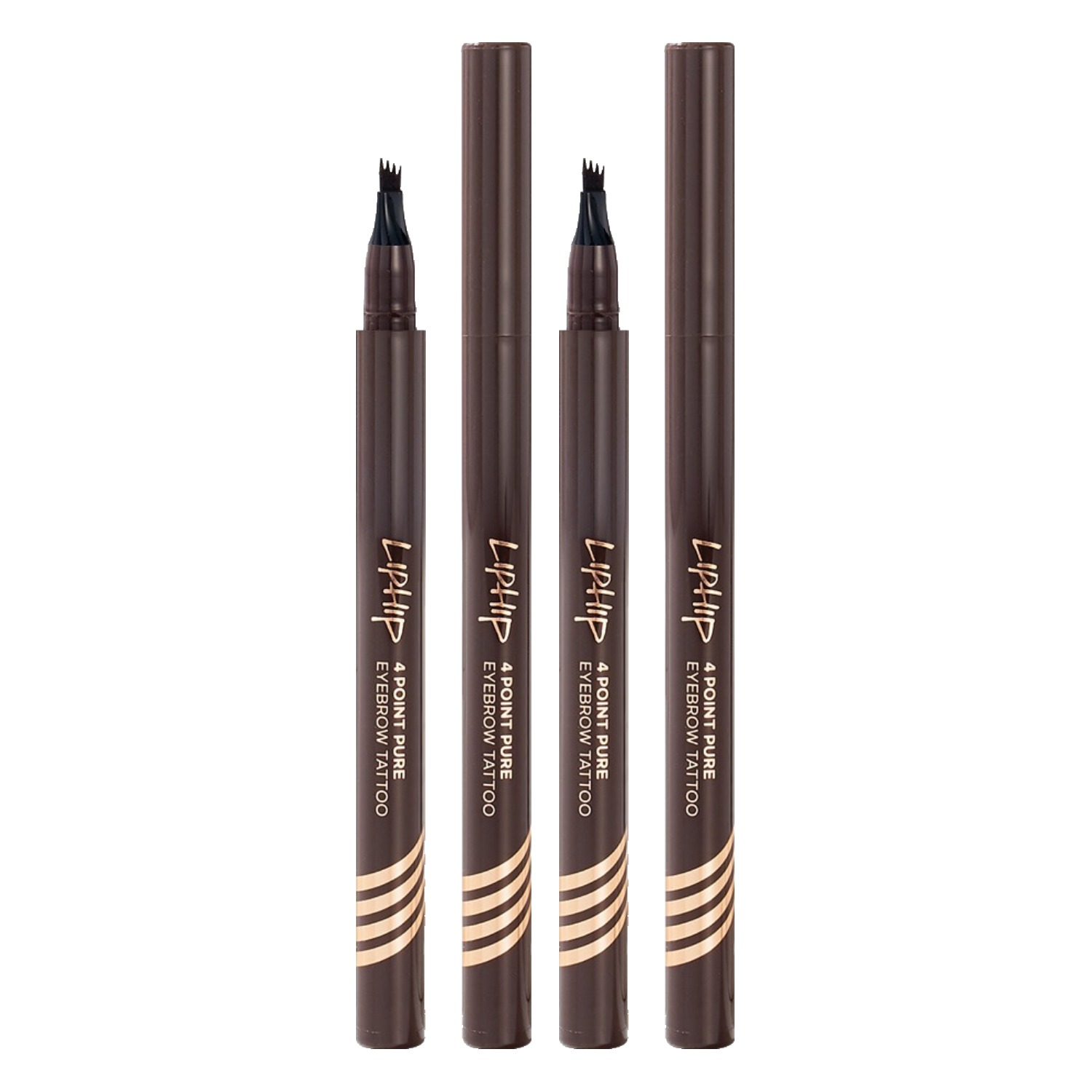 립힙 4포인트 청순 아이브로우 타투펜 0.8g, 01다크브라운, 2개 9,900원