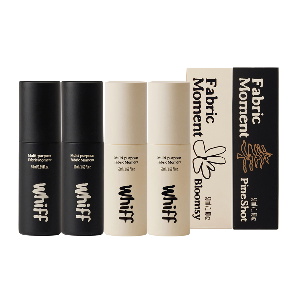 위프 WHIFF 패브릭 모먼트 미니 섬유탈취제 50ml Pine Shot 2개+Bloomsy 2개 75,600원