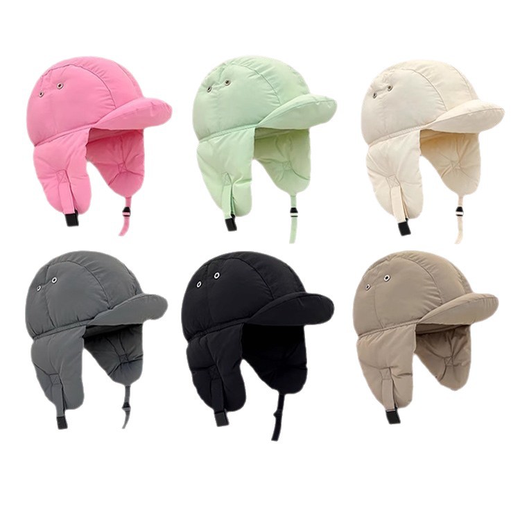 블링래빗 겨울용 패딩 군밤모자 54~58cm 남아 여아 공용 귀달이 경량 패딩모자 11,900원