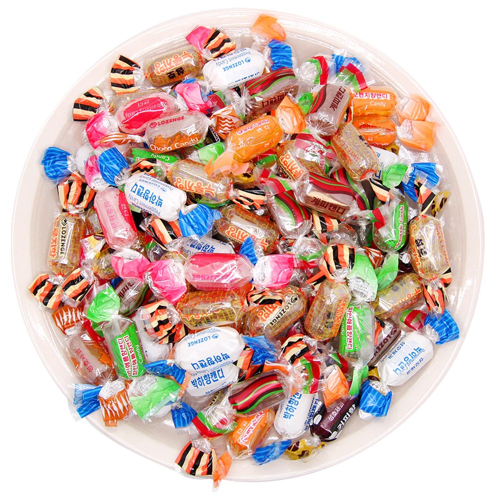 웰링스 대용량 업소용 벌크 디저트 캔디 행사 어린이집 답례품 종합 사탕, 1개, 1.5kg 12,500원