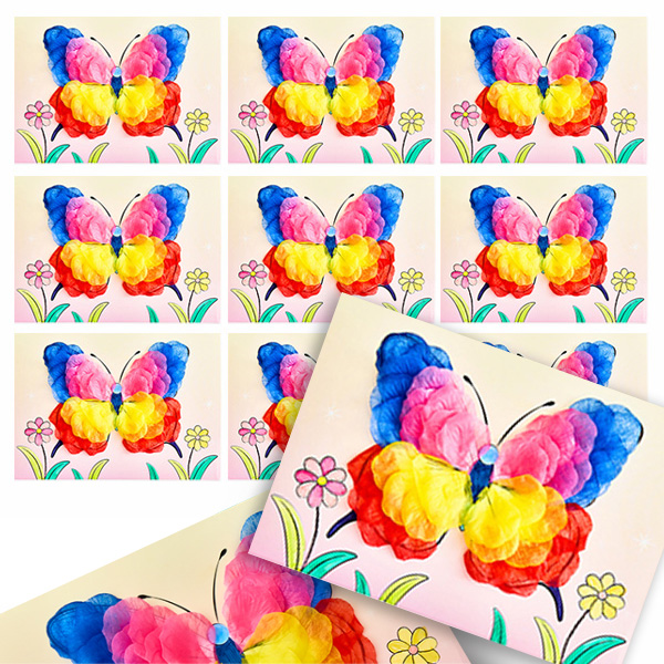 봄만들기 꽃잎붙이기 나비 10개 배송료X 봄꽃, 1세트, 꽃잎나비 X 10개 15,990원