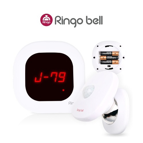 링고벨 출입문호출벨 동작감지센서 인체감지 GSR-300FND+GPT-200(배터리형), 1개 109,000원