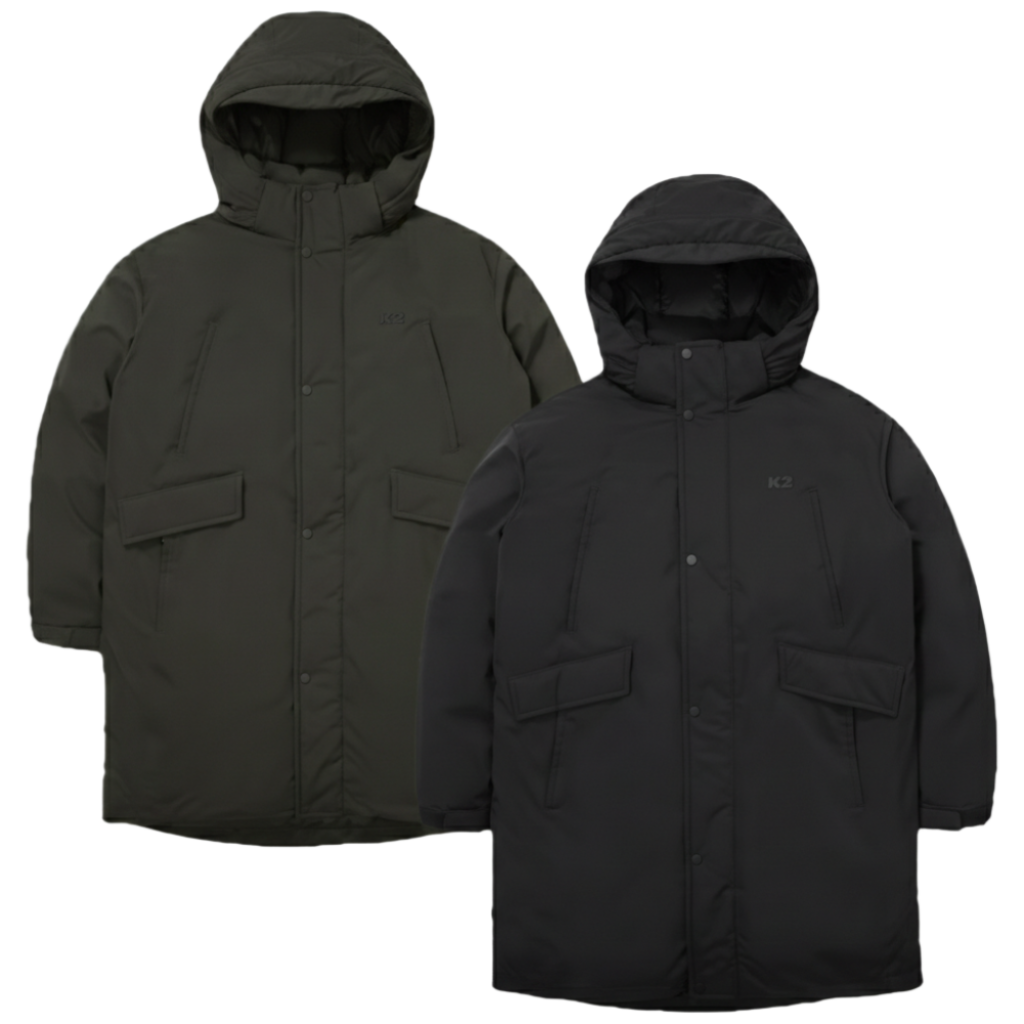 k2 남성 중헤비 롱 구스다운 파카 겨울 패딩 아우터 279,000원