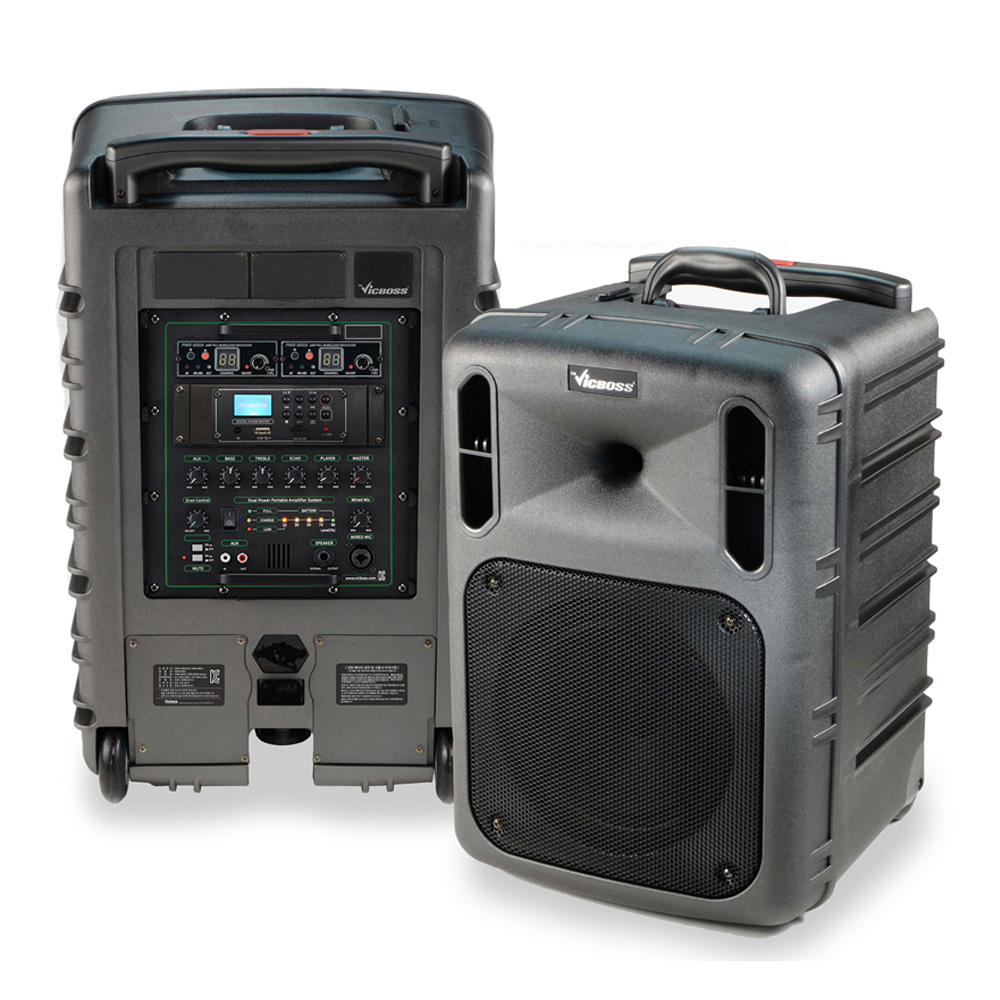 PWA-VN802 충전이동식앰프 USB 블루투스 스피커 2채널 무선마이크 버스킹 공연 851,000원