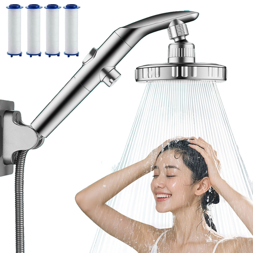 ANTIFLOW 샤워기헤드 필터 호스 세트 수압상승, 실버, 1개 29,900원