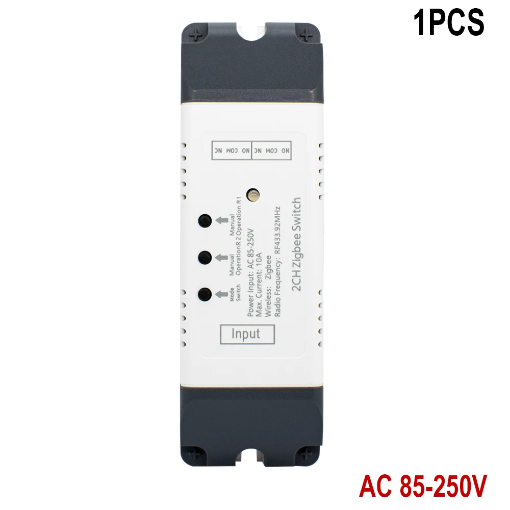 지그비 2 채널 투야 스위치 릴레이 12V 24V 220V 230V 모듈 건식 접촉 없음 NC COM 인칭 머 라이트 모터 알렉사 24,100원