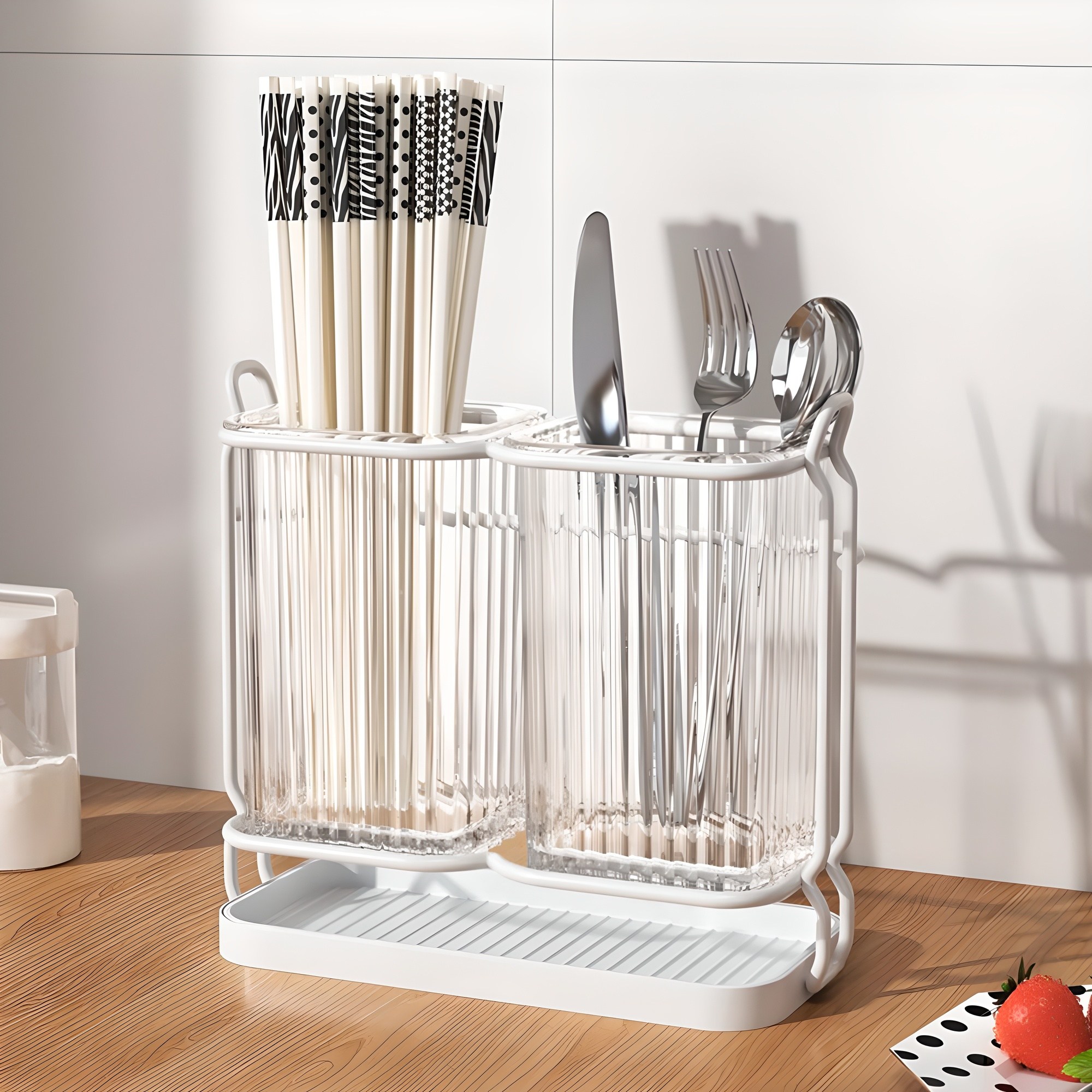 리빙공감 홈즈미 물빠짐 수저통 수저정리함 수저꽂이 7,800원