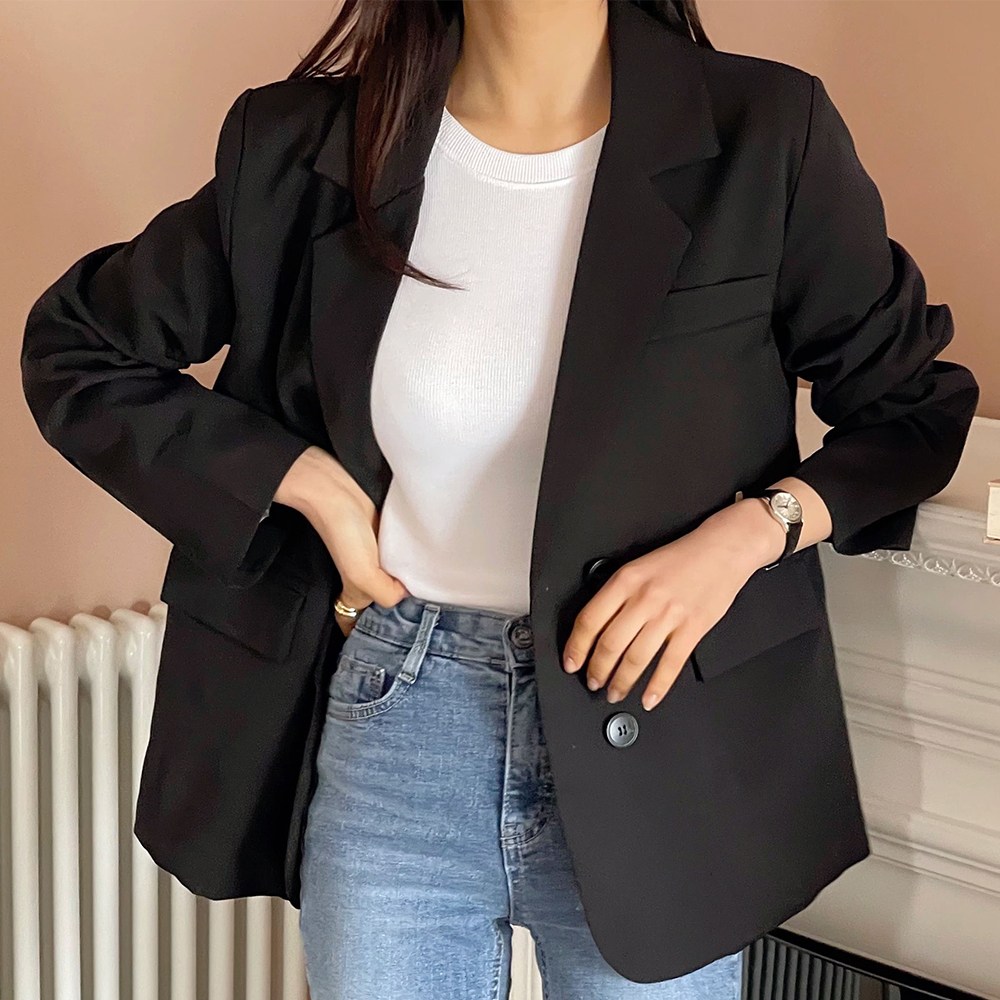 타니즈 여성용 밀키 베이직 싱글 캐주얼 자켓 26,910원