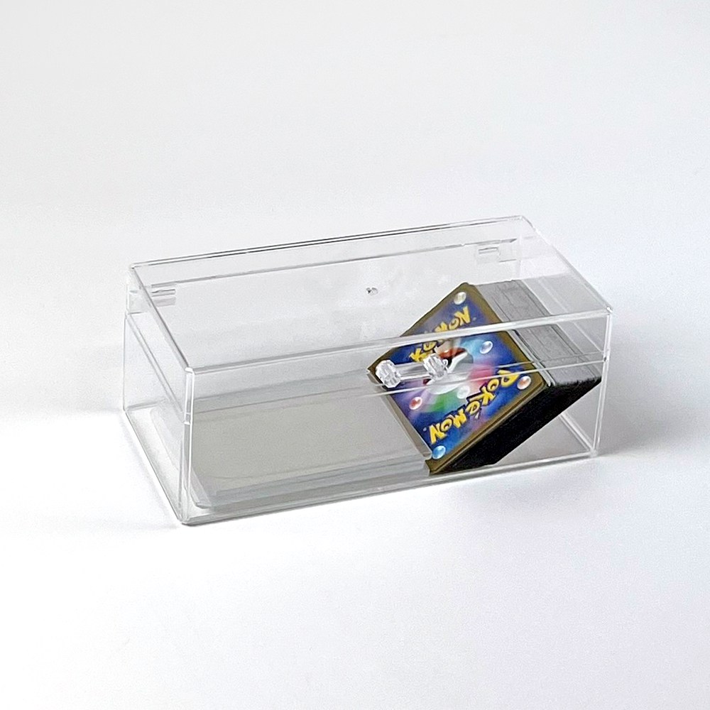 이지유 투명 포토카드 수납함 아크릴정리함 칸막이 포켓몬 다꾸 도무송 키링 탑로더 보관 케이스, 1개, 투명 확장형 싱글 7,900원