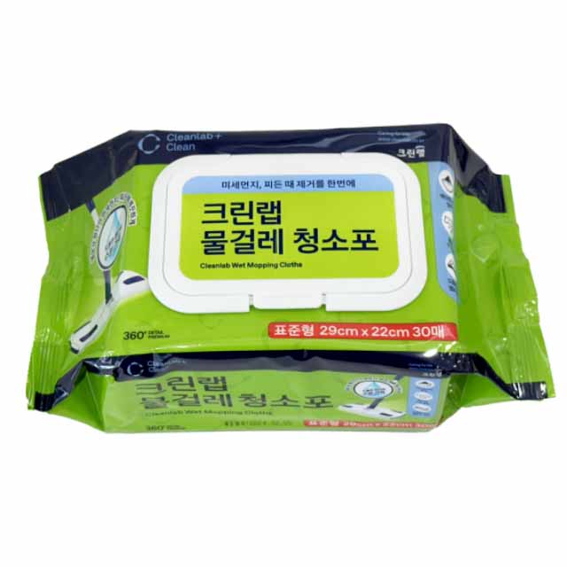 크린랩 물걸레 청소포 (표준형) 29cm x 22cm, 30매, 5개 16,660원