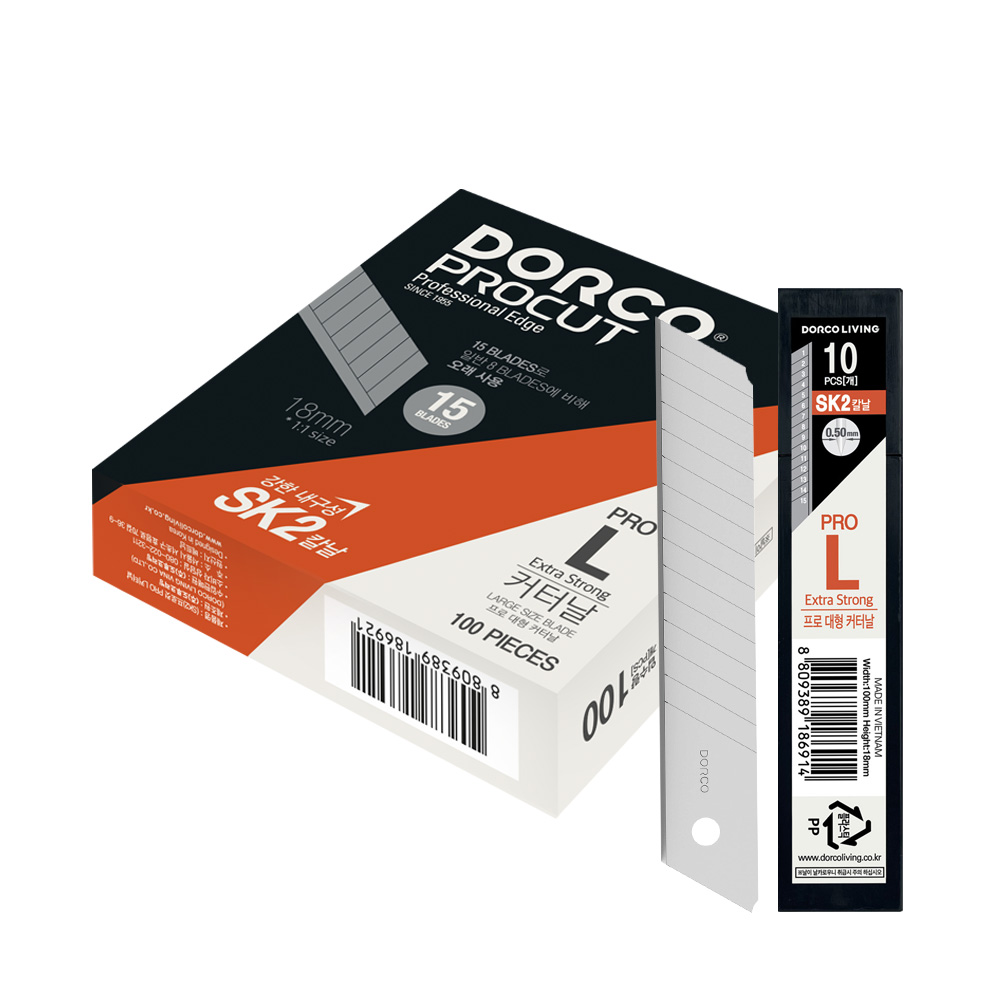 도루코 프로(SK2) 커터날 L 100개입 대형, 100개 29,000원
