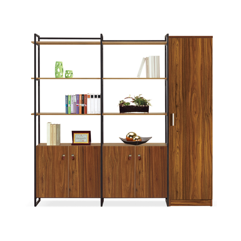 레이첼 모던중역 2단책장 옷장세트 - 월넛 772,200원