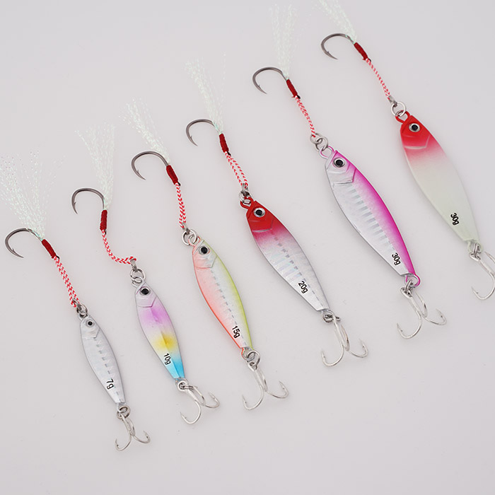 히트존 쇼어지깅 메탈지그 반짝이 7g 10g 15g 20g 30g (고등어 삼치 갈치 우럭 놀래미 광어 볼락 산천어 낚시) 2,170원