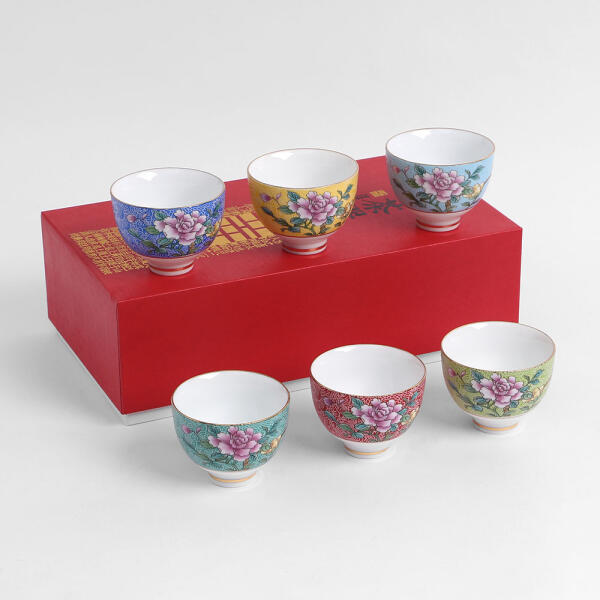 아트박스/위드마켓 레트로 플라워 다기 찻잔 6p세트(80ml/작약) 48,350원