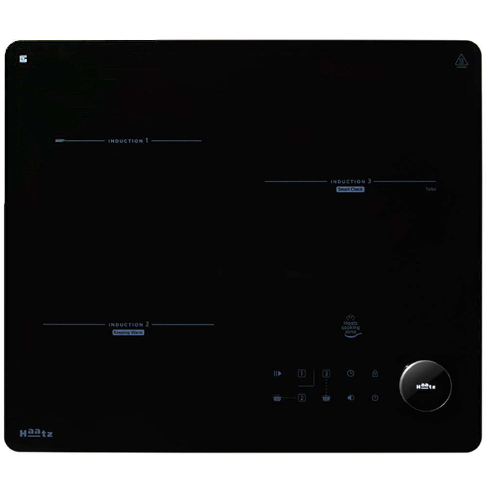 하츠 인덕션 3구 스마트휠 FULL EIC-30N 블랙/화이트 빌트인 전기레인지 쿡탑 1,300,000원