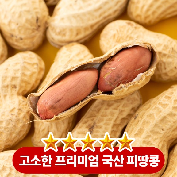 국내산 고소한 햇땅콩 피땅콩 생땅콩 볶음땅콩 27,450원