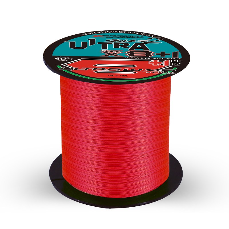 YGK PE 8합사 불퇴색 일본산 원사 색사 짜임 바다낚시 메인 와이어 로얄 낚시줄 내마모성 코팅 원작바다낚싯줄 8+1 홉사 짜임 낚시줄, 빨간색300m, 1개 24,780원