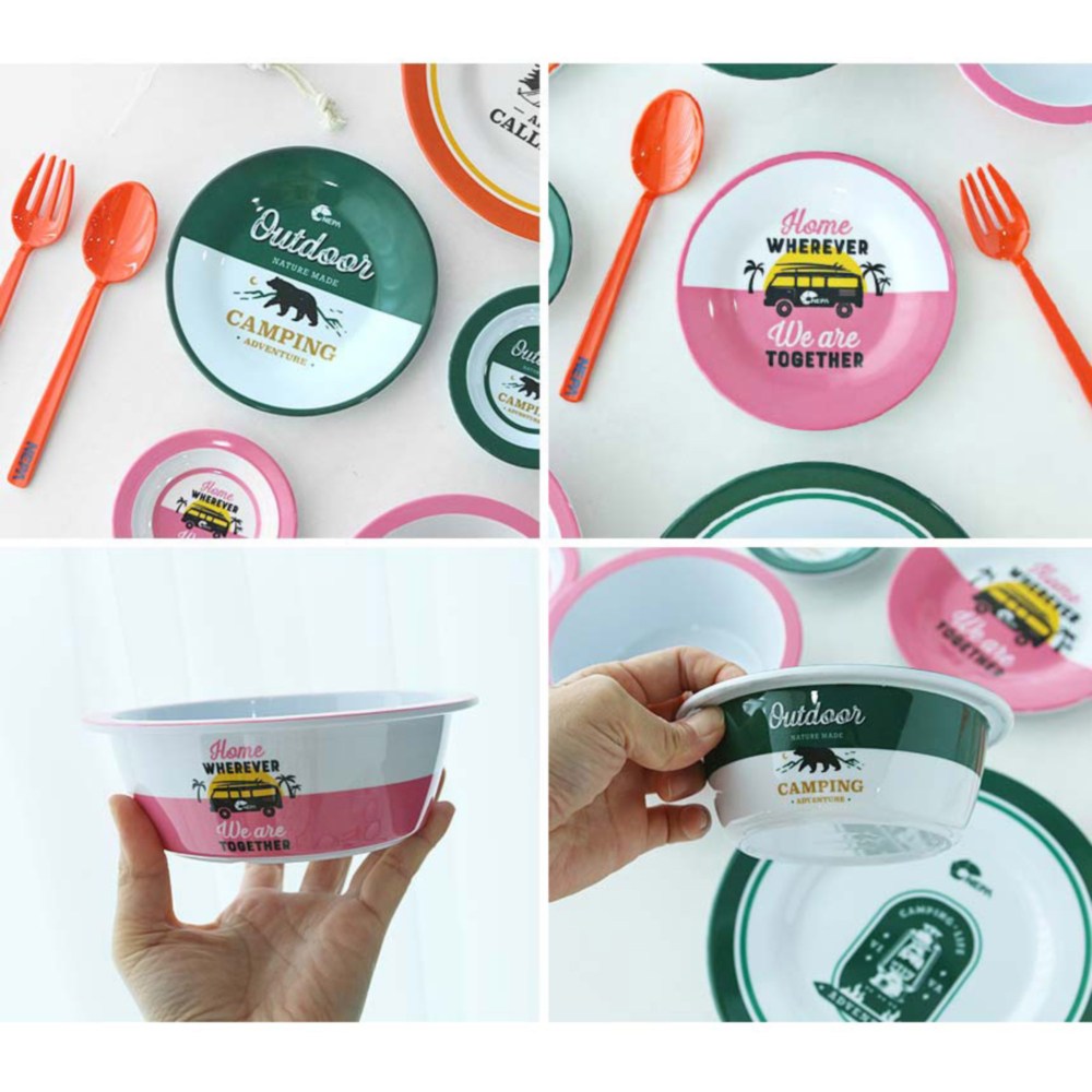 네파 캠핑식기 2인용 세트 2color 39,000원