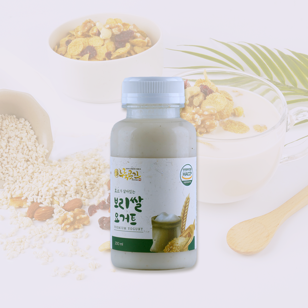 천연발효 쌀꽃요거트 [쌀누룩요거트 아침간편식 유산균] [200ml], 200ml, 1개 3,300원