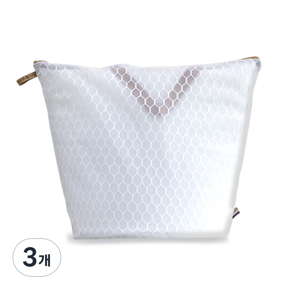 문스앤 항균 무형광 벌집 2중 메쉬 프리미엄 가방형 세탁망 빨래방 세탁망 16,500원