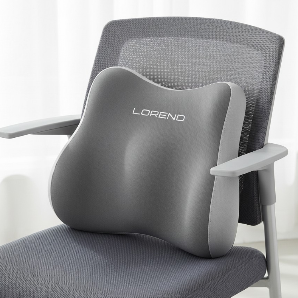 로렌드 하루종일 편안한 사무실 의자 등받이 허리 쿠션 받침대 11,900원