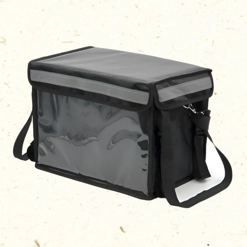 아이티모터스 배달보조가방 자석개폐 오토바이 자전거 탑박스 30L 단품 버거 가방, 블랙 27,000원