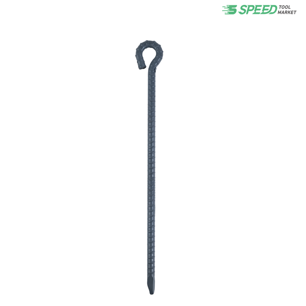 칼라 고리 쇠말뚝 50cm 13mm (회색) 주문제작 텐트팩 8,500원