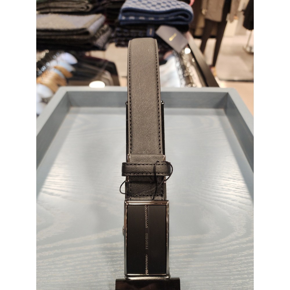 레노마 셔츠 #신상품 #레노마 고퀄리티 뉴 모델  심플한 버클 소 가죽 자동 정장 벨트RQSBE1-402-BK 55,200원