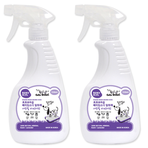 코코브라운 베이킹소다 애견탈취제 네추럴 라벤더향, 550ml, 2개 7,680원
