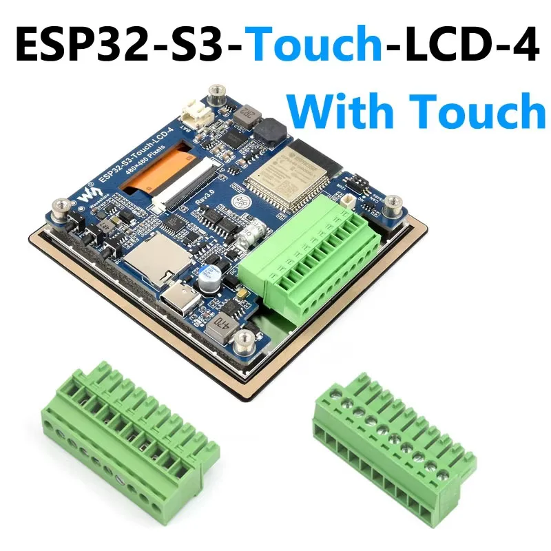 ESP32 S3 4인치 LCD 개발 보드 480x480 터치스크린 디스플레이 TVBOX LVGL HMI 센서 CAN RS485 웨이브쉐어 68,400원