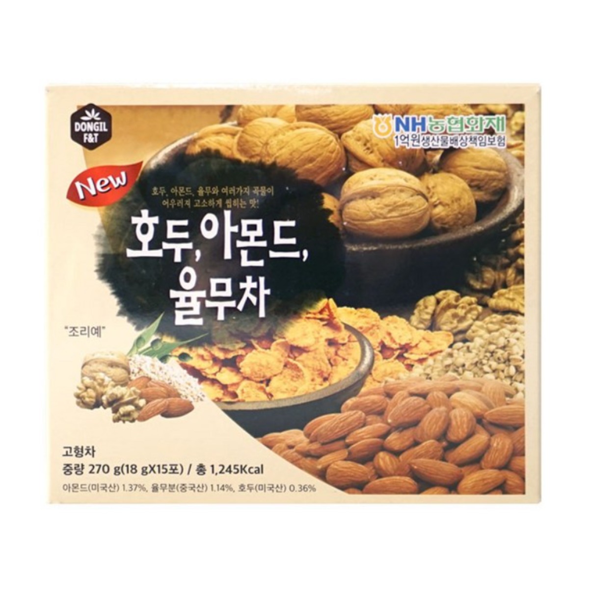 청명 호두아몬드율무차(15포) 6,250원