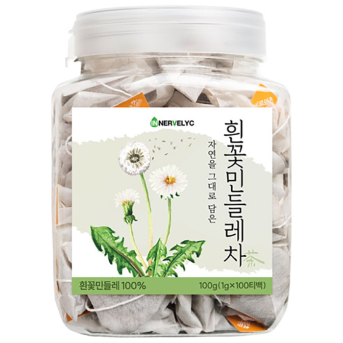 이너블릭 흰민들레 티백차, 1g, 100개입, 1개 17,400원