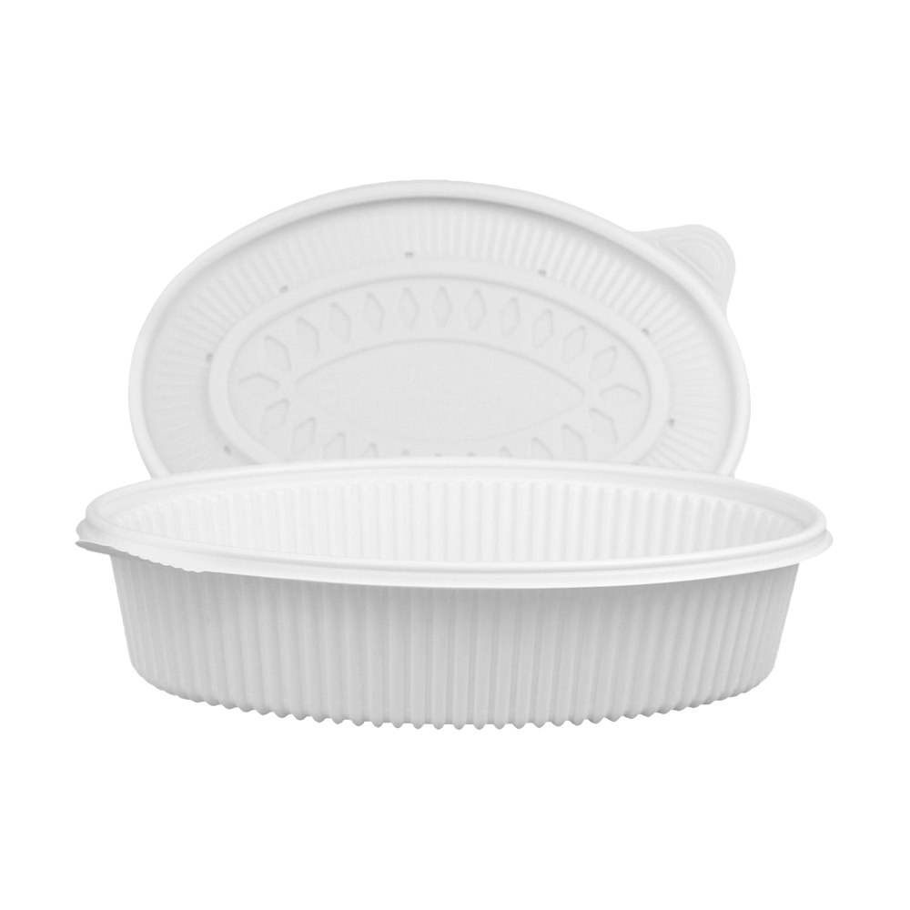 [일용상회]타원 찜용기 JH 340파이 대 3100ml 100세트 백색 69,000원