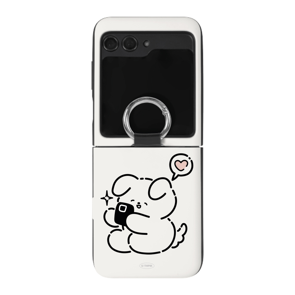 98가지 카드2장이 수납되는 마그네틱 링고리 디자인 플립6 케이스 19,800원