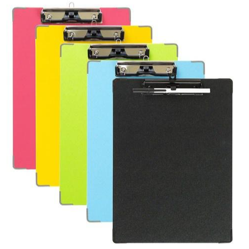 문화산업 F814-7 A4 네오 펜꽃이 클립보드 뒷면 보드판가능(4개팩), 노랑(4개팩) 12,640원