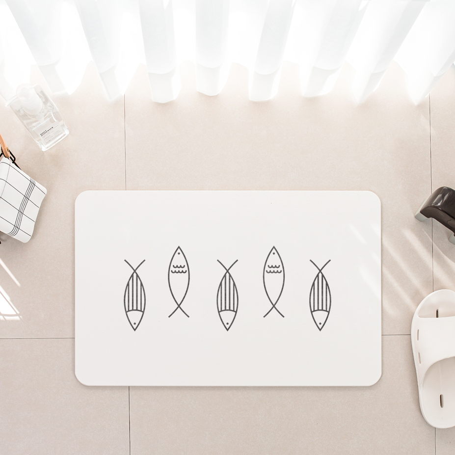 모던홀릭 규조토 발매트, 피쉬 13,000원