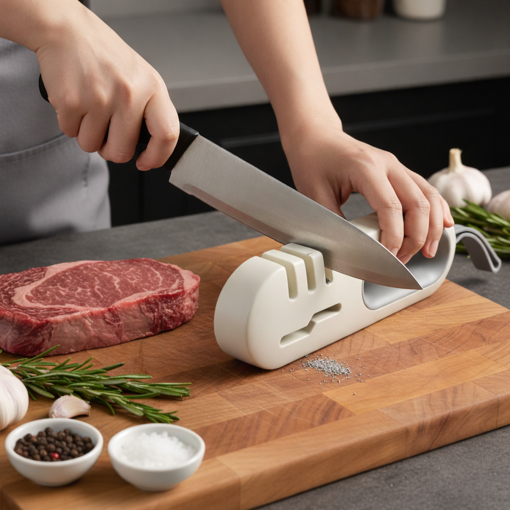 올데이샵 절삭력강화 칼날복원 간편연마 4 in 1 멀티 칼 가위갈이 12,900원