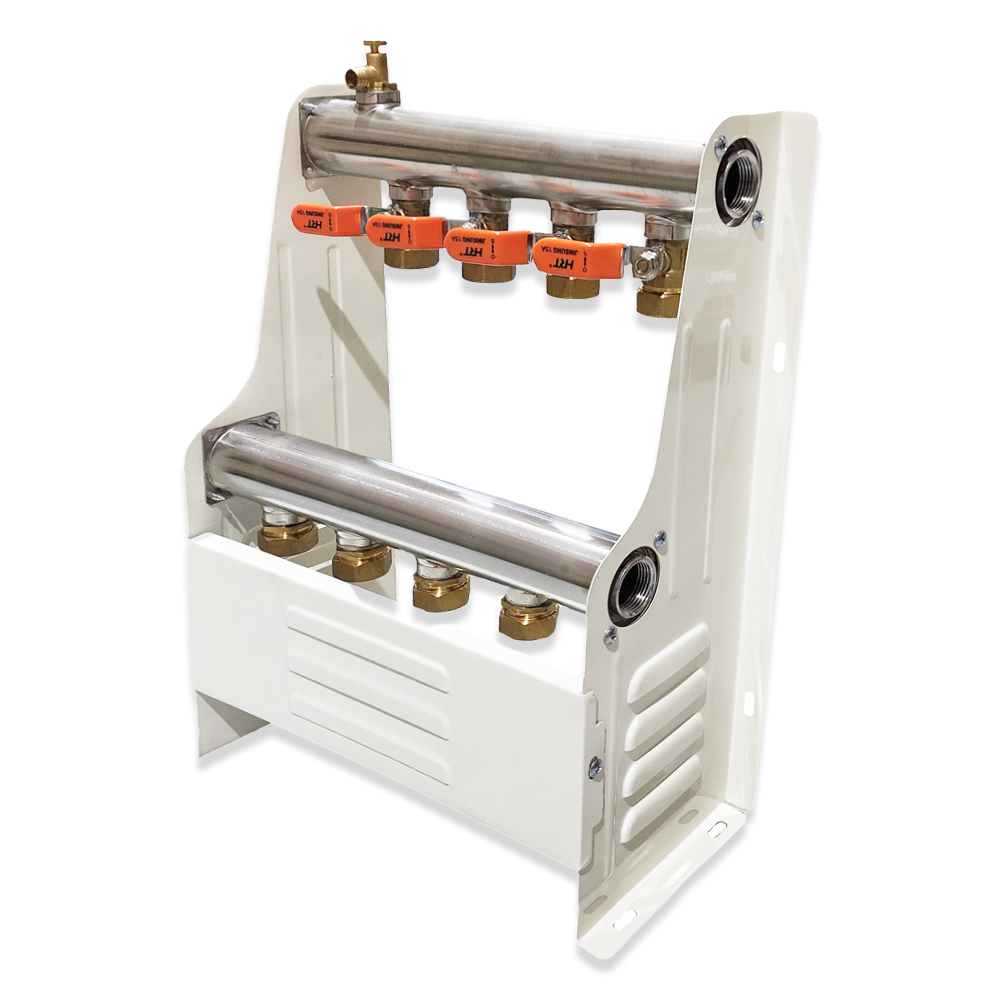 온수 분배기 20A 가스용 4구 난방 가스보일러 스텐분배기 공바 배관 연결 완제품 엑셀, 3개 134,400원