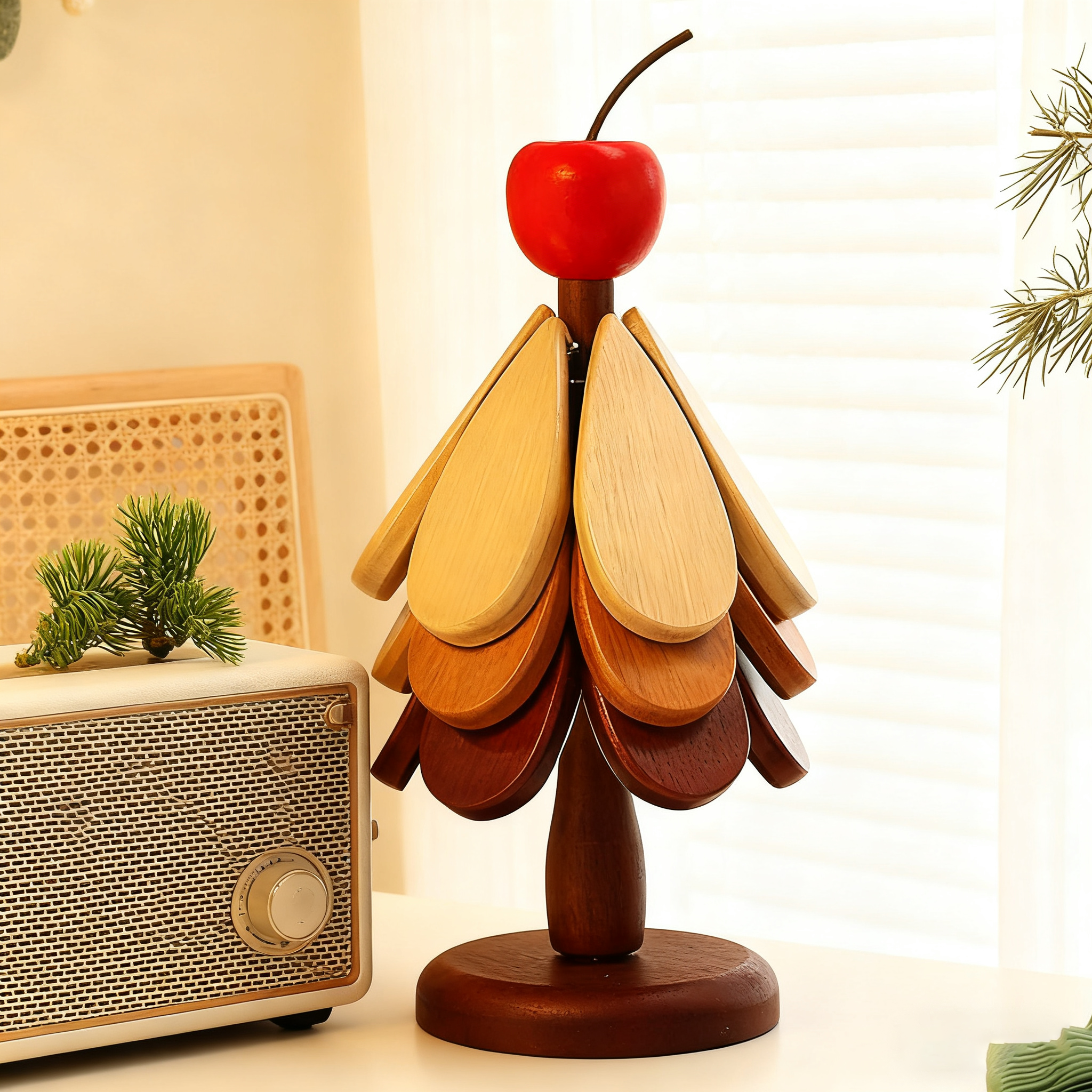 ZOZI 트리 냄비받침 원목 우드 집들이선물 8,900원