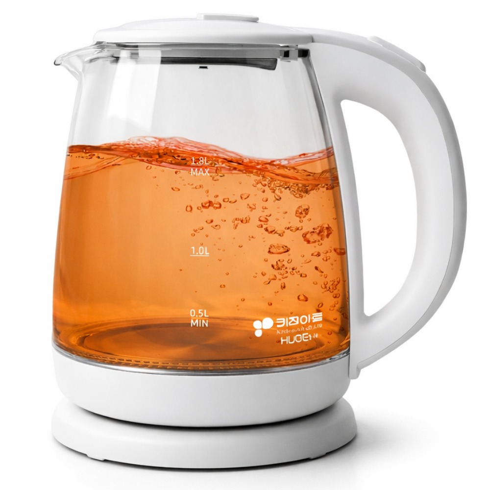 키친아트 허브 전기 유리 포트 1.8L 15,900원