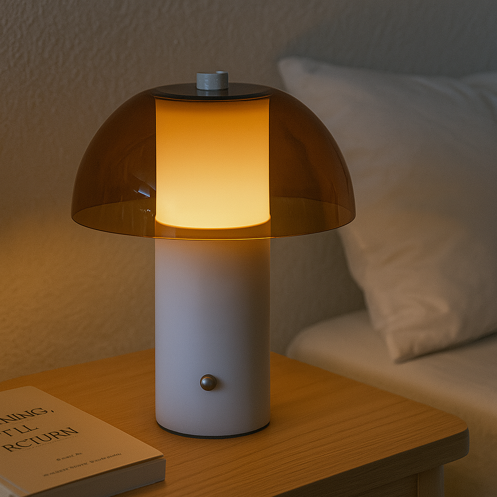 아이엔홈 버섯조명 테이블 LED조명 무드등 머쉬룸 무선 쇠테리어 인테리어, 화이트 46,000원